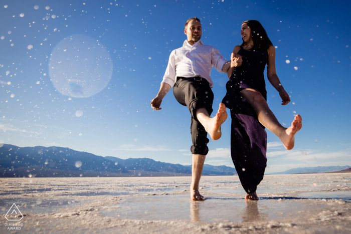 Engagement Photo from a Death Valley portrait session 