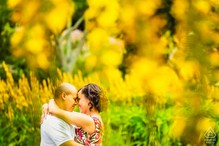 Photo by: <a href="https://www.wpja.com/photos/diamond-award-top-wedding-engagement-photographer/2582569">Christelle Rall - Cape Town Western Cape Engagement Photographer: "These yellow flowers were in full bloom at the Cape Town botanical gardens and I made use of the vibrant colours to spice up the love."
