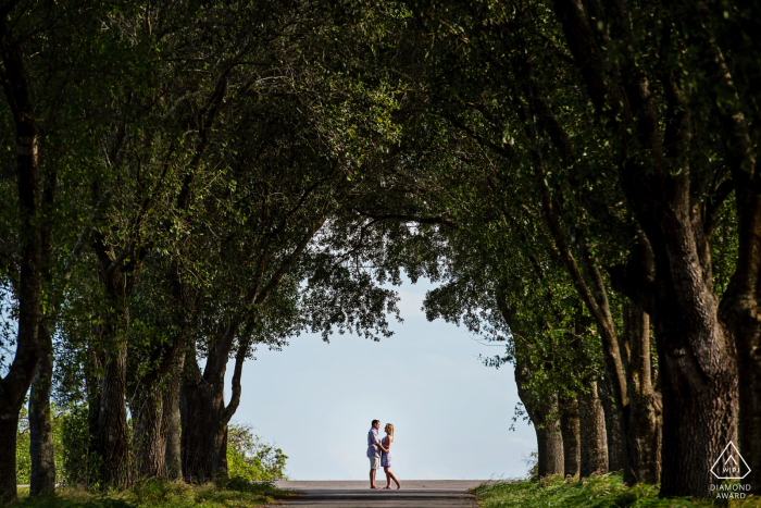 Avon Park, Florida | Eine unterhaltsame Verlobungssitzung in der Nähe von Orangenhainen in Zentralflorida