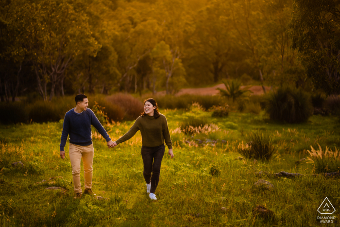 Zdjęcie zaręczynowe z naturą w Australii Zachodniej z Perth