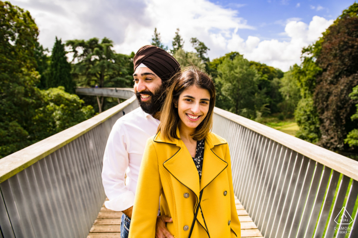 Westonbirt Arboretum, Gloucestershire surprise proposal engagement shoot 