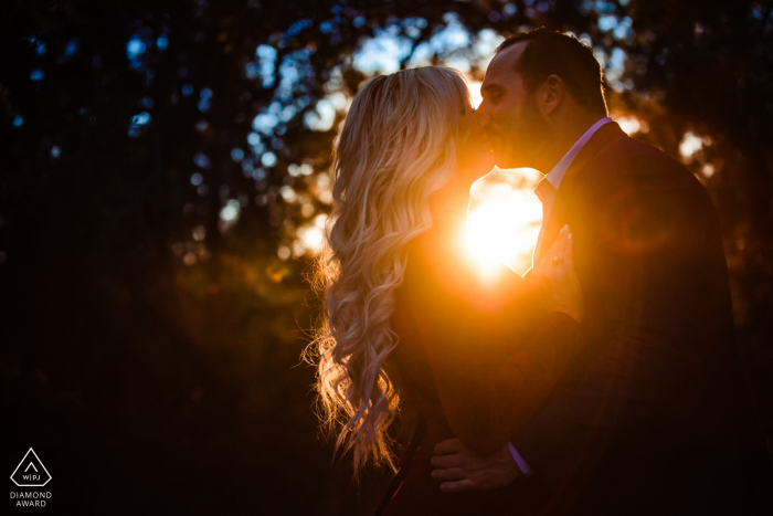 Colorado Bend State Park Adventure Engagement Session presso un CO State Park