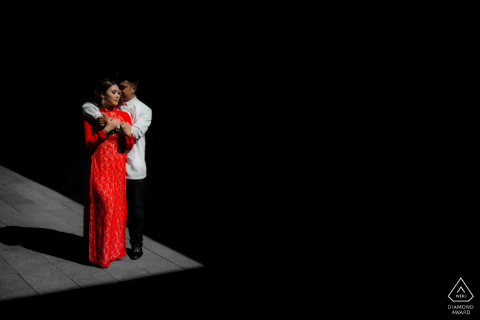 Perth pre wedding portrait session with a beautiful couple and a red dress Perth pre wedding portrait session with a beautiful couple and a red dress