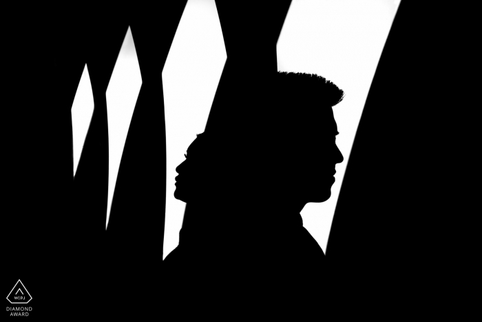 Perth silhouette couple portrait very creatively executed Perth silhouette couple portrait very creatively executed