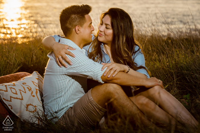 Fort Zach State Park on-location portrait e-shoot with studio lighting at a Key West beach