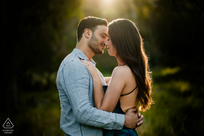 True Love Pre-Wedding Portrait Session in Perth illustrating a couple caught during Such a beautiful hug together