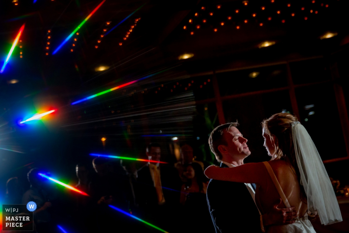 Photo by: <a href="https://www.wpja.com/contests/2018-v01-photography-competition/best-wedding-photographers/2167871">Victoria Sprung - Chicago Illinois</a> Oak brook, Illinois bride and groom dance with each other at the wedding reception