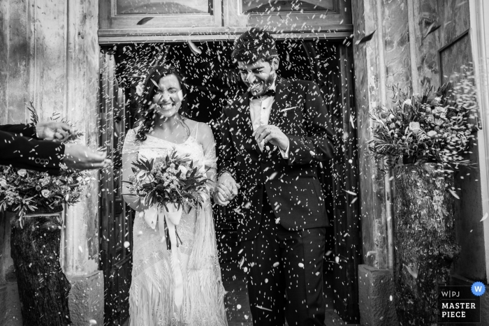 Foto por: <a href="https://www.wpja.com/contests/2018-v11/best-wedding-photographers/2263741"> Claudio Valerio - Cosenza Reggio Calabria </a> Boda Bizantina Con Confeti En Calabria