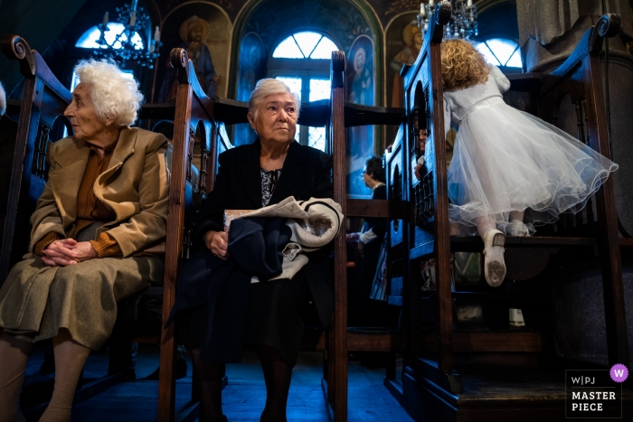 Photo by: <a href="https://www.wpja.com/contests/2018-v15/best-wedding-photographers/2308771">Boni Bonev - Sofia Sofia</a> Church children with family Generations | Plovdiv, Bulgaria wedding photography