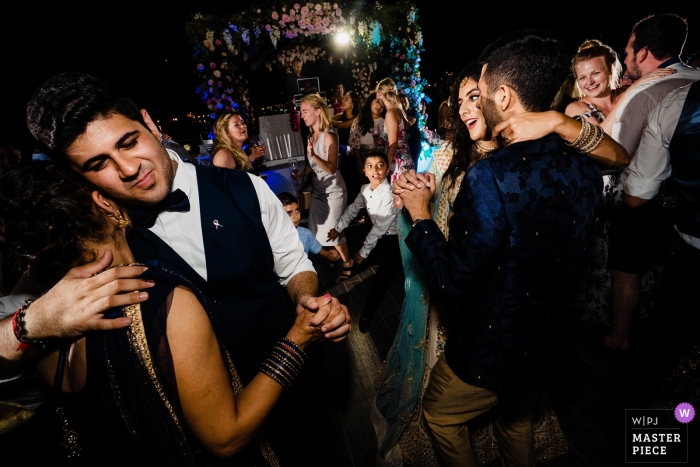 Photo by: <a href="https://www.wpja.com/contests/2018-v15/best-wedding-photographers/2309121">Khoi Le - Ho Chi Minh City </a> Genoa wedding reception dance party photography by ho Chi Minh Vietnam photographer