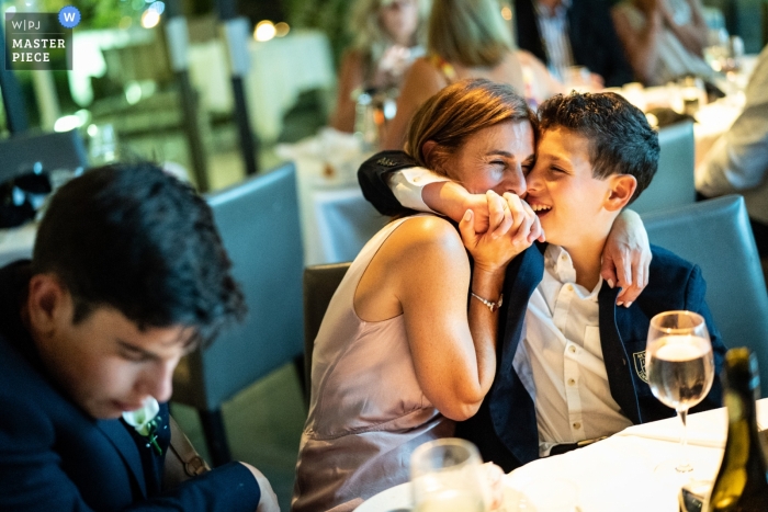 Photo by: <a href="https://www.wpja.com/contests/2018-v15/best-wedding-photographers/2311236">Harry Richards - Islington London</a> Fredericks London wedding reception photograph from the tables