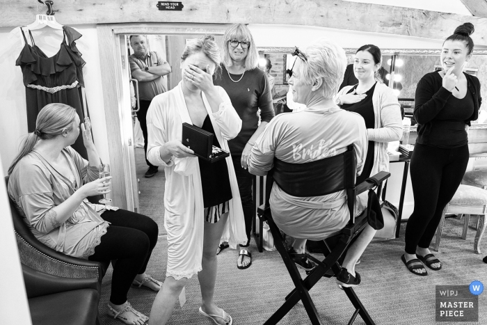 Photo by: <a href="https://www.wpja.com/contests/2018-v18/best-wedding-photographers/2364031">Ian Bursill - Loughborough Leicestershire</a> Mythe Barn, Atherstone, UK wedding day photography of the girls getting ready.