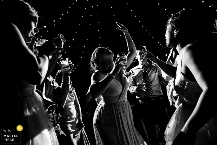 Photo by: <a href="https://www.wpja.com/contests/2018-v19/best-wedding-photographers/2371581">Stacy Gillespie - Silverthorne Colorado</a> Colorado Wedding Photography of the Reception Dance Party