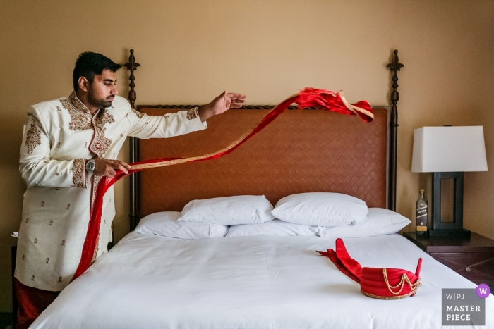 Photo by: <a href="https://www.wpja.com/contests/2018-v19/best-wedding-photographers/2375281">Tanya Parada - Los Angeles California</a> Indian Wedding with Indian Groom | Westlake Village, California