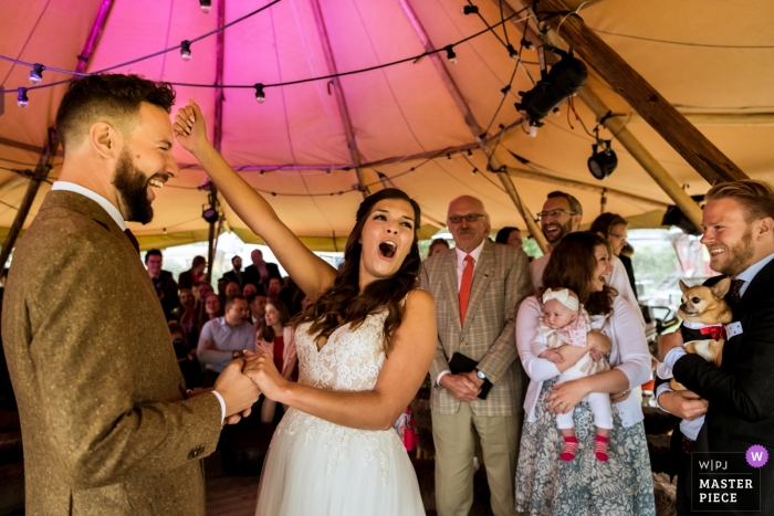 Photo by: <a href="https://www.wpja.com/contests/2018-v20/best-wedding-photographers/2391836">Isabelle Hattink - Rotterdam Zuid Holland</a> Tented Wedding Meppel - The Netherlands | Zuid Holland Wedding Photography
