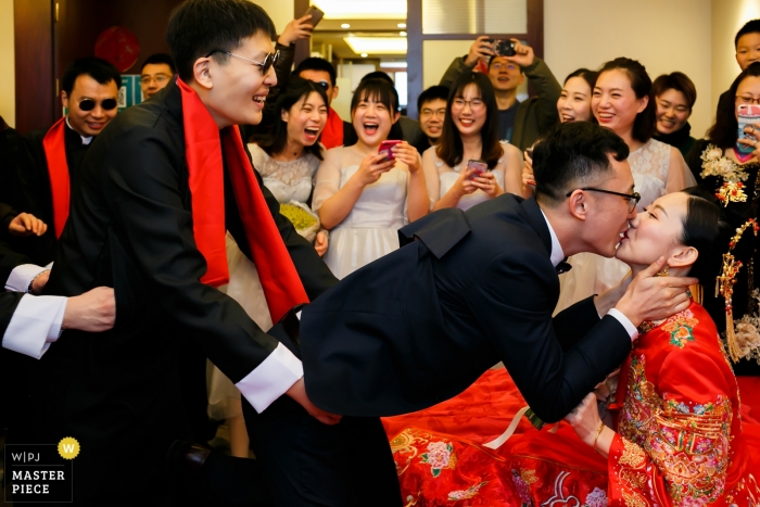 Photo by: <a href="https://www.wpja.com/contests/2018-v20/best-wedding-photographers/2404196">Vincent Mu - De Zhou </a> gate crashing wedding photography in Shandong, China