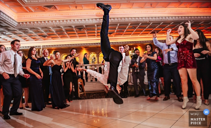 Photo by: <a href="https://www.wpja.com/contests/2018-v20/best-wedding-photographers/2410056">Janine Collette - Washington New Jersey</a> Nanina's in the Park Bellville - New Jersey Wedding Photography on the dance floor.