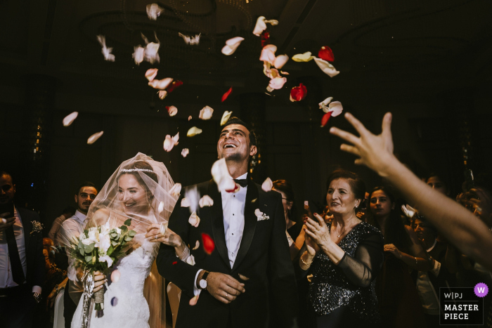 Photo by: <a href="https://www.wpja.com/contests/2019-v04/best-wedding-photographers/2469151">Emre Nesli - İstanbul Istanbul</a> Mersin Divan Hotel wedding day photography showing the Groom and bride's first step to the wedding venue