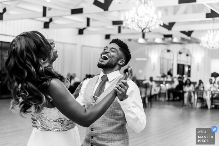 The Milestone - Georgetown, TX Wedding Photo - A sister replaces a deceased mother for a first dance with the groom at a Central Texas wedding. 