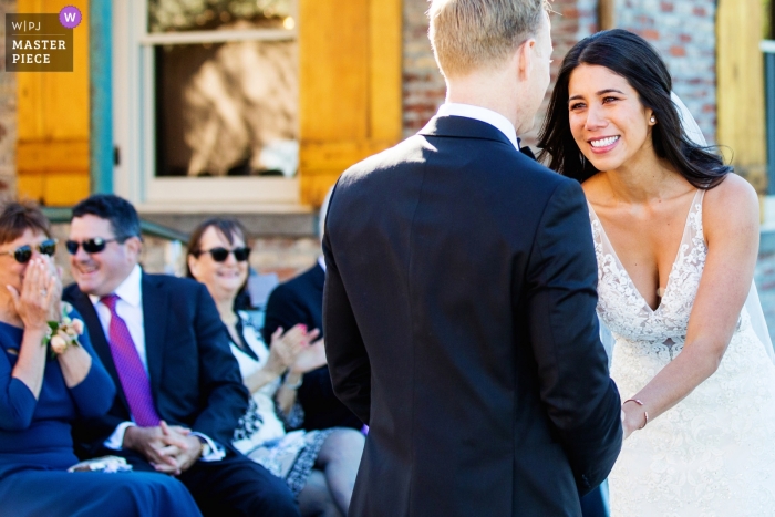 Photo by: <a href="https://www.wpja.com/contests/2019-v05/best-wedding-photographers/2478856">Michelle Arlotta - Milford New Jersey</a> Saugerties Steamboat Company Hudson Valley NY Wedding Photograph from the Outdoor Ceremony