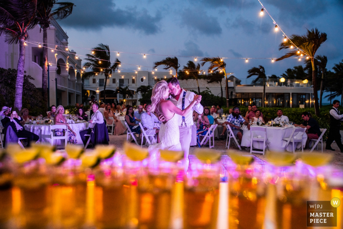 Photo by: <a href="https://www.wpja.com/contests/2019-v05/best-wedding-photographers/2479511">Alessandro Banchelli - Playa del Carmen Quintana Roo</a> Dreams Tulum Resort - Photo of the First dance for Bride and Groom with Tequila shots