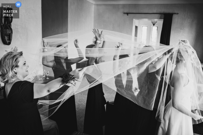 Photo by: <a href="https://www.wpja.com/contests/2019-v06/best-wedding-photographers/2493466">Aleks Kus - Trbovlje </a> Wedding Photography from The Capaldi Hotel Morocco - Bridesmaids helping the bride with the veil