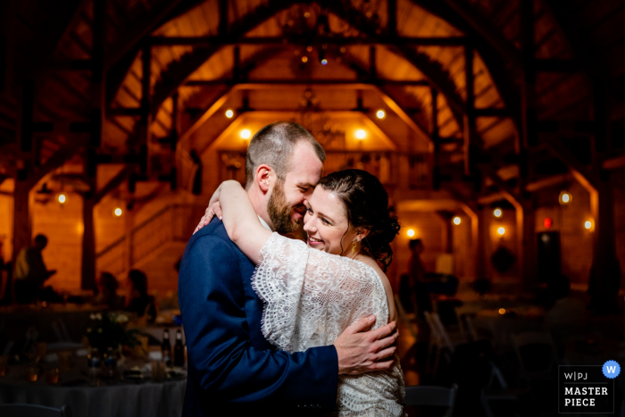 Photo by: <a href="https://www.wpja.com/contests/2019-v06/best-wedding-photographers/2495416">Johnny Shryock - Arlington Virginia</a> Stoneyman Ranch, Luray, Virginia Wedding Day Photography of bride and groom enjoying their last dance of the reception