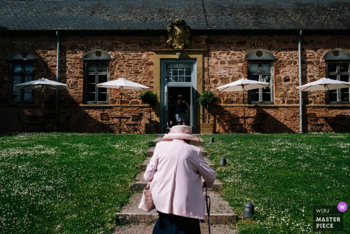Photo by: <a href="https://www.wpja.com/contests/2019-v07/best-wedding-photographers/2499951">Kristian Leven - London</a> Wedding Photography at Hestercombe House - The Bride's grandma makes her way into the reception