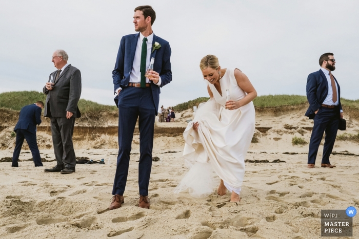 Photo by: <a href="https://www.wpja.com/contests/2019-v09/best-wedding-photographers/2537731">Dominique Shaw - Scarborough North Yorkshire</a> Nantucket, MA - The beach is a great place for wedding photography