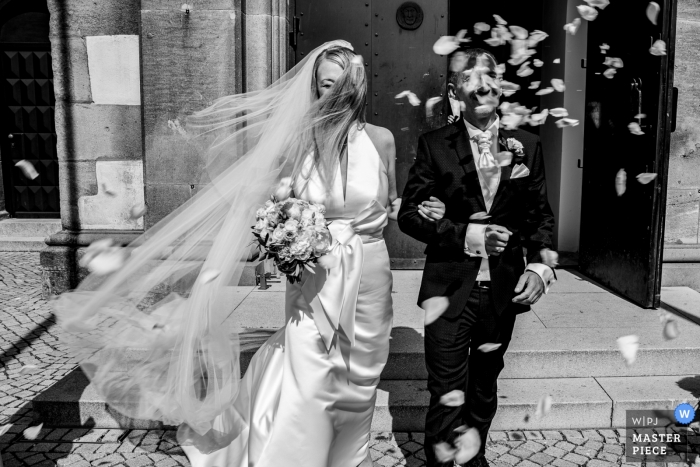 Photo by: <a href="https://www.wpja.com/contests/2019-v09/best-wedding-photographers/2539856">Niels Gerhardt - Frankfurt Hessen</a> St. Petrus und Paulus Kirche in Neuhausen auf den Fildern Germany Wedding Photography | Bride and groom got out of church
