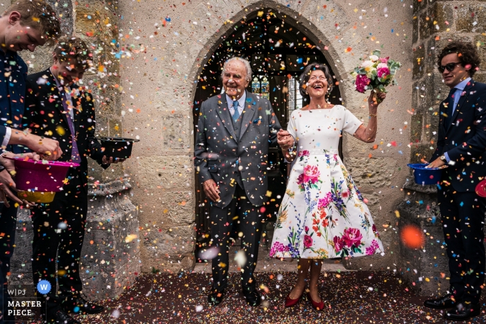 Photo by: <a href="https://www.wpja.com/contests/2019-v09-photography-competition/best-wedding-photographers/2540166">Henri Deroche - Orléans </a> Salbris Wedding Photographer - Love don't have age - Having fun after ceremony
