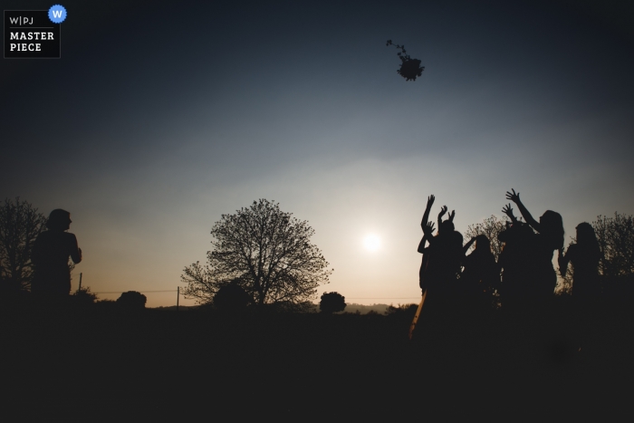 Photo by: <a href="https://www.wpja.com/contests/2019-v09/best-wedding-photographers/2541286">Nick Brightman - Wolverhampton West Midlands</a> Blackwell Grange Wedding Photojournalist - Photo of the Throwing the bouquet
