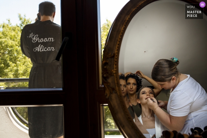Photo by: <a href="https://www.wpja.com/contests/2019-v10/best-wedding-photographers/2542821">Ufuk Sarisen - Istanbul</a> Bride and groom are getting ready for their wedding ceremony at their home in Turkey - Wedding Photos