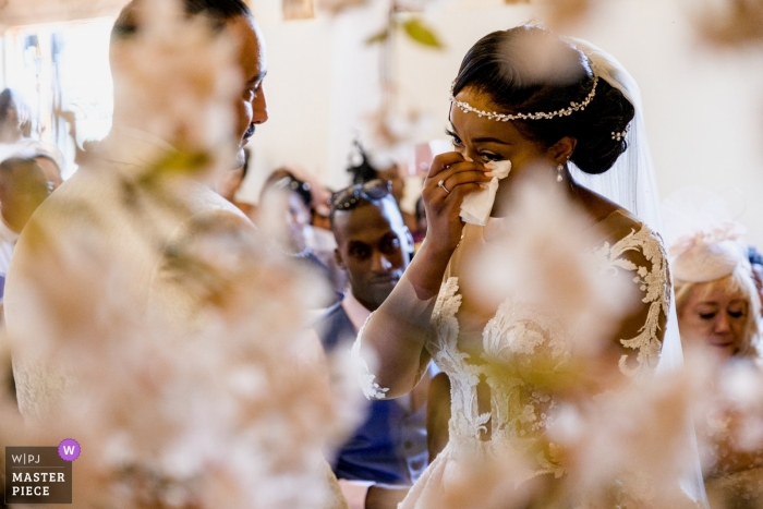 Photo by: <a href="https://www.wpja.com/contests/2019-v11/best-wedding-photographers/2544921">Dominic Whiten - Leiston Suffolk</a> Suffolk, UK Wedding Reportage Photos of Exchanging vows for the bride and groom during ceremony
