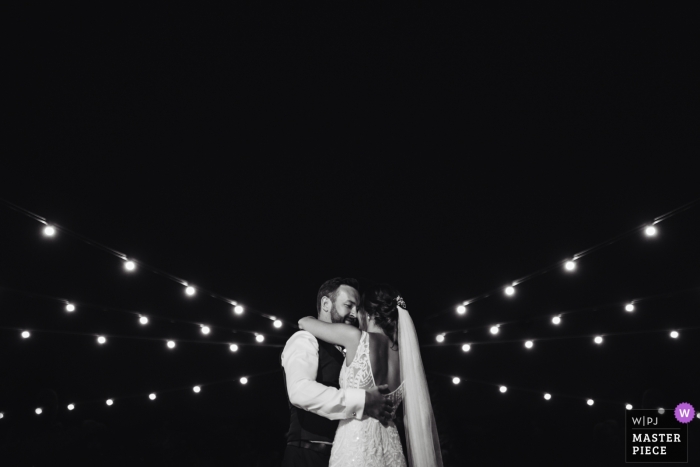 Photo by: <a href="https://www.wpja.com/contests/2019-v11/best-wedding-photographers/2545953">Marco Vegni - Siena Siena</a> Villa I Cedri, Tuscany Wedding Photo in Black and White of the First Dance