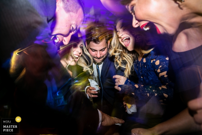 Photo by: <a href="https://www.wpja.com/contests/2019-v11/best-wedding-photographers/2546596">Victor R. Urosa - San Antonio de los Altos Miranda</a> Caracas Wedding Reception Photography with Slow Shutter Showing Movement