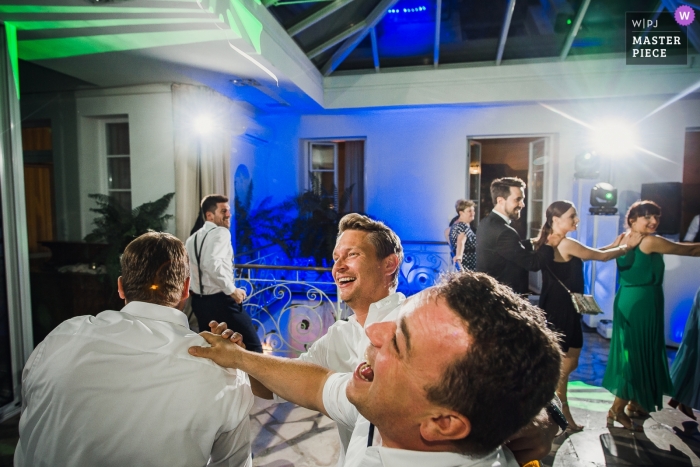 Photo by: <a href="https://www.wpja.com/contests/2019-v12/best-wedding-photographers/2548665">Piotr Maksa - Lodz Lodzkie</a> Wedding Photography at Rose Residence Zarebow - Bestmans dancing at the reception party
