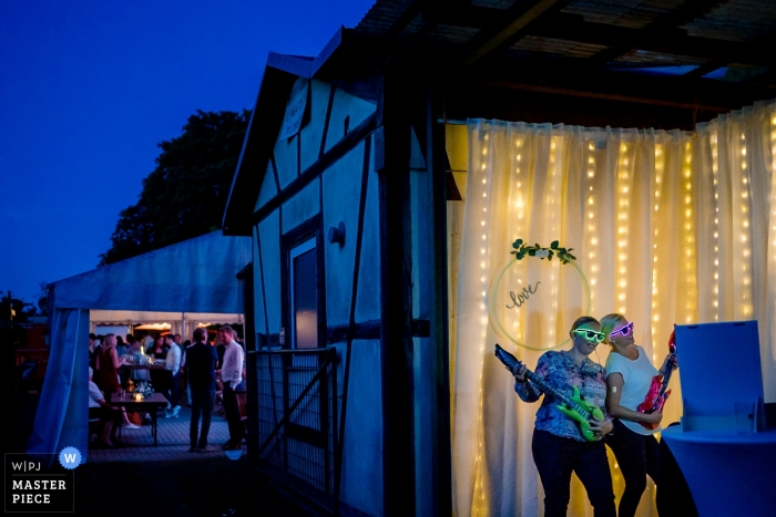 Photo by: <a href="https://www.wpja.com/contests/2019-v13/best-wedding-photographers/2549146">Tobias Löhr - Niddatal Hessen</a> Florstadt Wedding Photo of the outdoor reception - The Photo booth