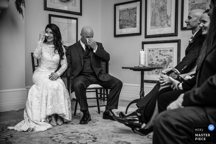 Photo by: <a href="https://www.wpja.com/contests/2019-v14/best-wedding-photographers/2552530">Eric McCallister - Somersworth New Hampshire</a> Mount Washington Hotel, Bretton Woods, NH - Wedding Photography of Ceremony Tears