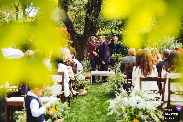 Photo by: <a href="https://www.wpja.com/contests/2019-v14/best-wedding-photographers/2552847">Massimiliano Esposito - Orvieto Terni</a> Outdoor Ceremony Location - Fara Sabina- Italy - Photography at the wedding - The end of the ceremony