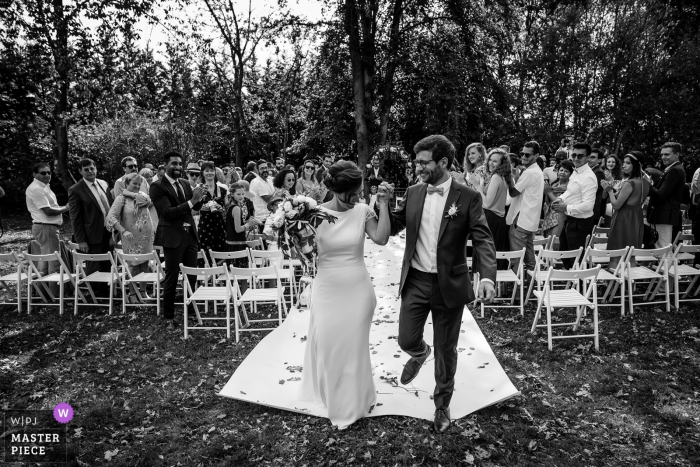Photo by: <a href="https://www.wpja.com/contests/2019-v14/best-wedding-photographers/2553693">Coralie Castillo - Vernaison </a> uvergne-RhĂ´ne-Alpes Ceremony Photography at the Wedding - The happy couple