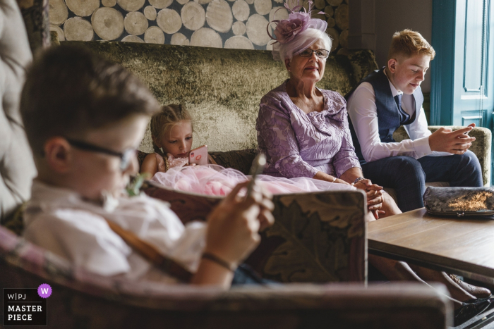 phone and electronic device Generation Gap Odd Fellows Chester, Cheshire wedding photographer — Generation Gap