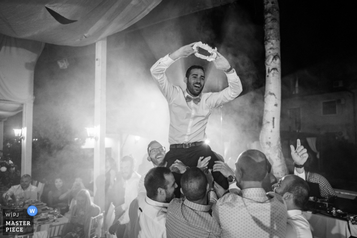 The garter is mine Bulgaria Restaurant Wedding Venue Photography — The garter is mine