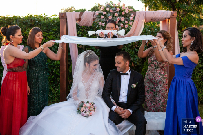 Photo by: <a href="https://www.wpja.com/contests/2019-v15/best-wedding-photographers/2557344">Erkin Agsaran - Kadikoy Istanbul</a> outdoor ceremony, turkey wedding photographer — A ritual at Iranian wedding ceremony