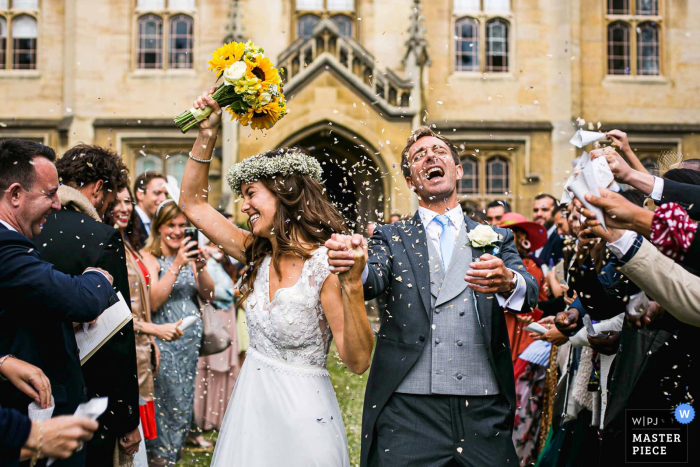 Sidney Sussex College, Cambridge, Reino Unido - Confetes Malucos na Capela de Sidney Sidney Sussex