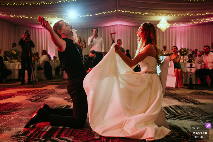 Photo by: <a href="https://www.wpja.com/contests/2019-v16/best-wedding-photographers/2560548">Tsvetelina Deliyska - Sofia Sofia</a> Hotel Marinela, Sofia, Bulgaria wedding venue pictures - Taking off the garter