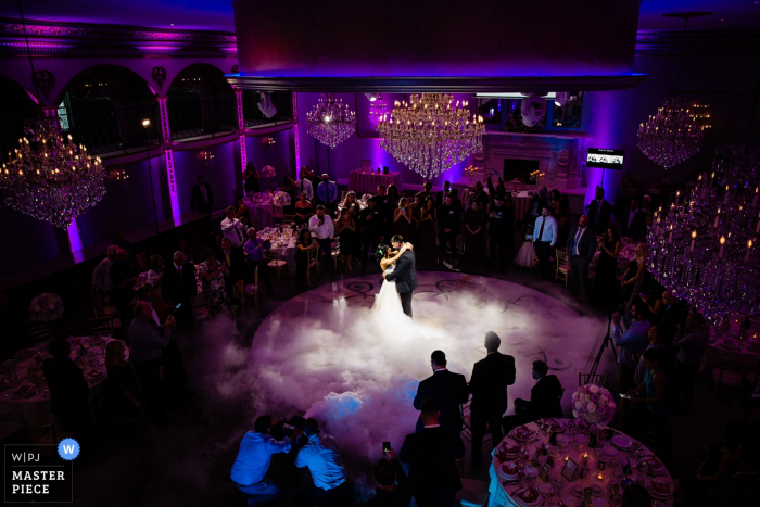 Photo by: <a href="https://www.wpja.com/contests/2019-v16/best-wedding-photographers/2561644">Miguel Gonzalez - Abington Pennsylvania</a> Luciens Manor Wedding Venue Photos - First dance on the cloud.