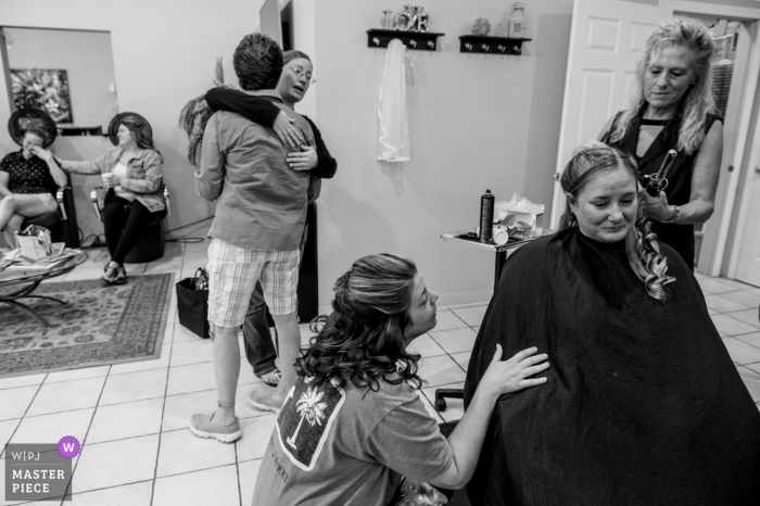 Photo by: <a href="https://www.wpja.com/contests/2019-v16/best-wedding-photographers/2562349">Kathleen Ricker - Linthicum Heights Maryland</a> The Chalet- Newburgh NY wedding photography - Layers of Emotion while getting ready
