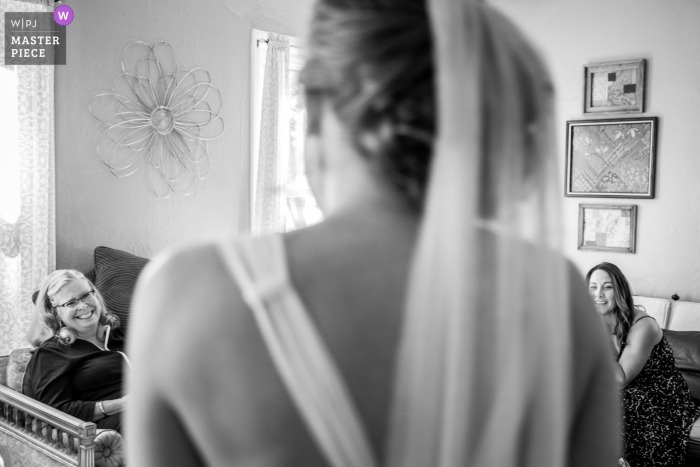 Photo by: <a href="https://www.wpja.com/contests/2019-v17/best-wedding-photographers/2565084">Penny McCoy - Columbia Heights Minnesota</a> North Star Farm & Event Center wedding venue photography | Bride showing off her dress
