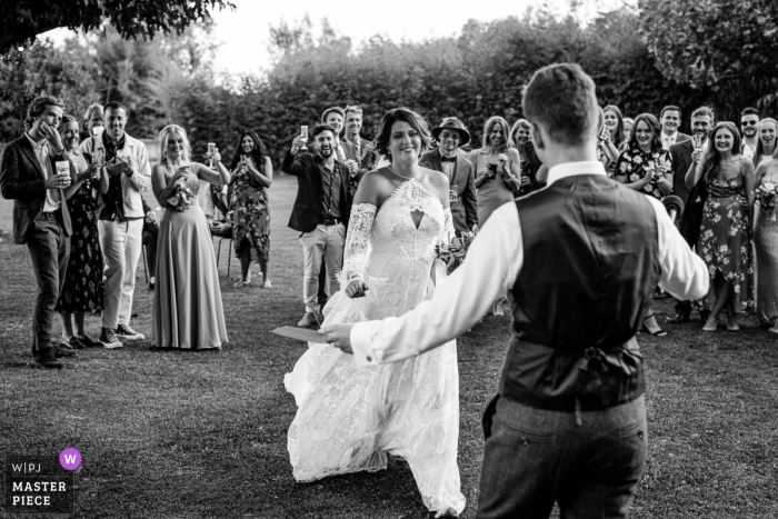 Photo by: <a href="https://www.wpja.com/contests/2019-v18/best-wedding-photographers/2566005">Florent Cattelain - Labarthe-sur-Lèze </a> Mas de Peint, Camargue, France photography from a wedding - the bride will kiss her husband after his speech